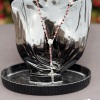 Garnet & Silver Rosary