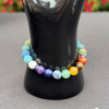 Chakra & Lava Stone Bracelet