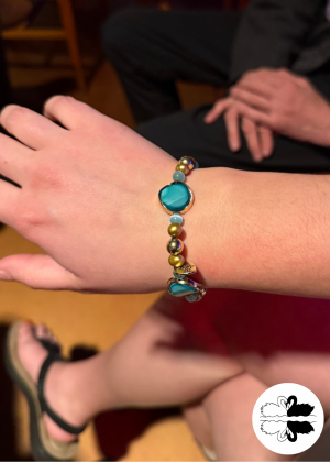 Ocean Green w/ Gold Bracelet