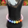 Chakra & Lava Stone Bracelet
