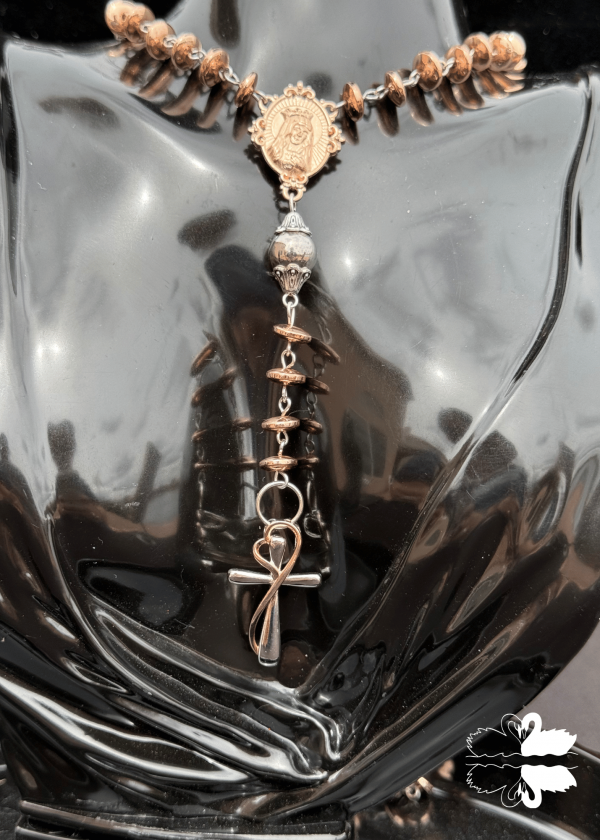 2 copy Hematite & Silver Rosary