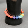 Chakra & Lava Stone Bracelet