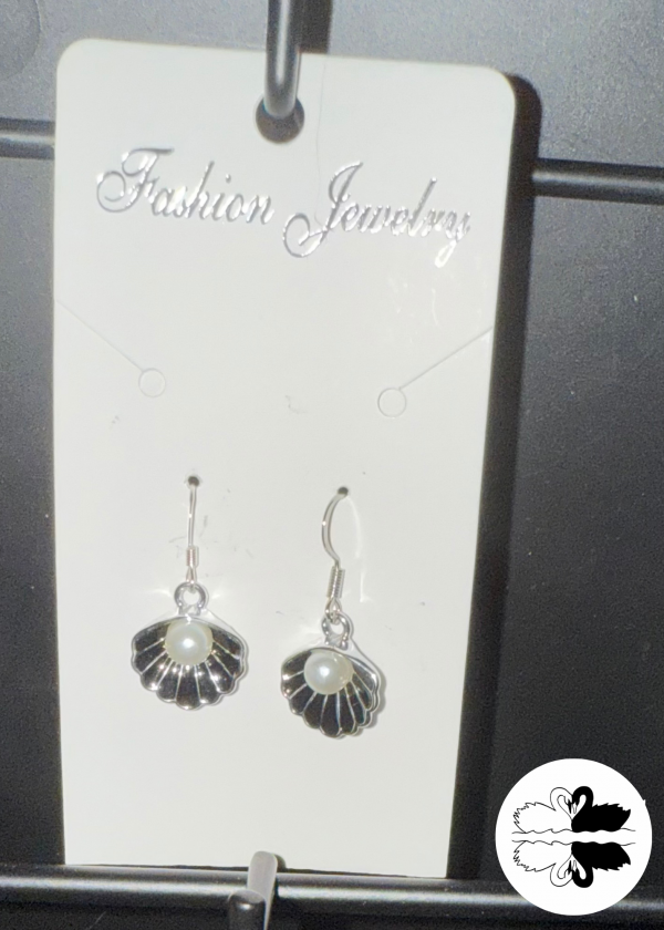 Pearl In Shell Earrings