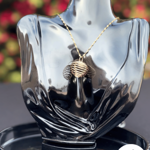 Spiral Stone Catcher Necklace