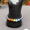 Chakra & Lava Stone Bracelet