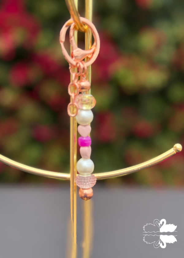 6 Rose Gold Keychains
