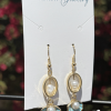 Pearl Drop w/ Shell Earrings