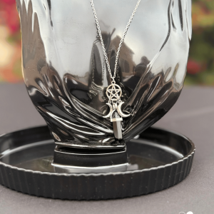 Silver Moon & Stars Necklace