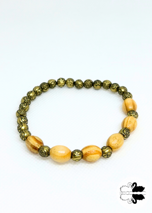 Light Brown Wood Bracelet