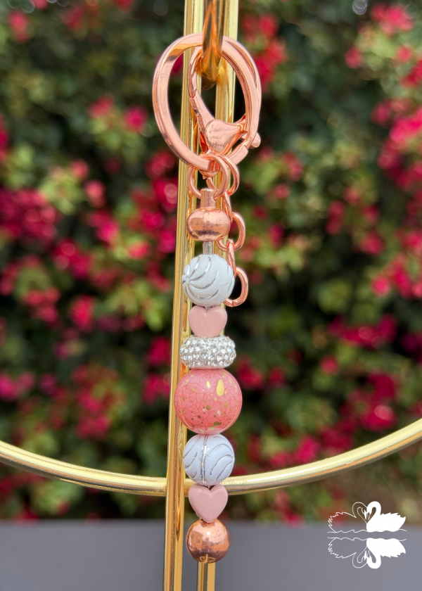 7 Rose Gold Keychains