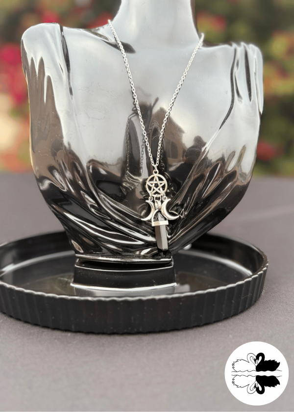 Silver Moon & Stars Necklace