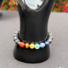 Chakra & Lava Stone Bracelet