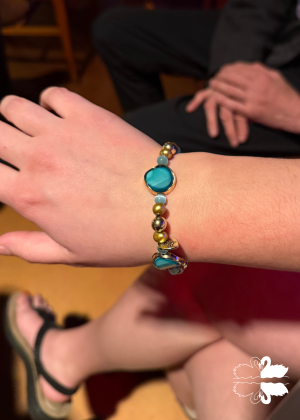 Ocean Green w/ Gold Bracelet